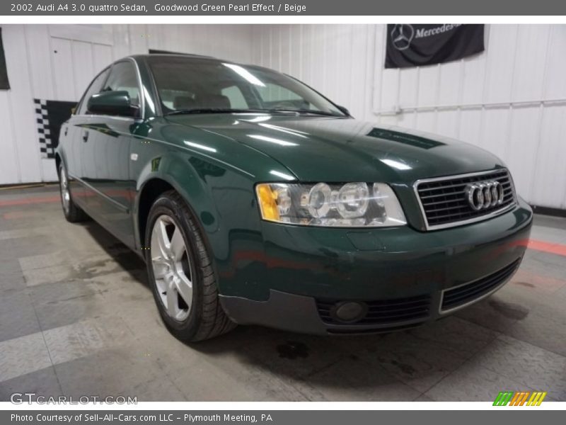  2002 A4 3.0 quattro Sedan Goodwood Green Pearl Effect