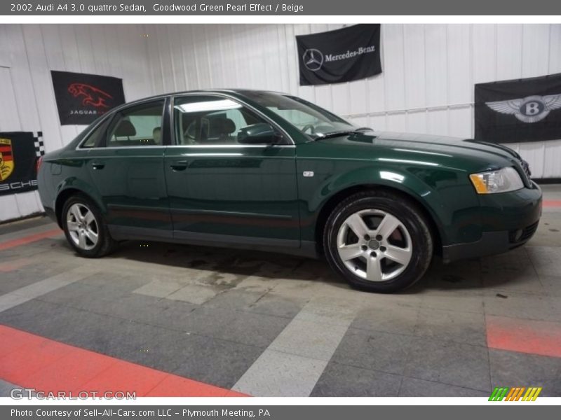  2002 A4 3.0 quattro Sedan Goodwood Green Pearl Effect