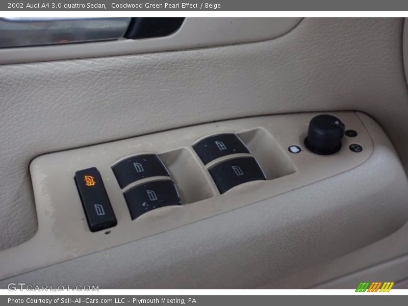 Goodwood Green Pearl Effect / Beige 2002 Audi A4 3.0 quattro Sedan