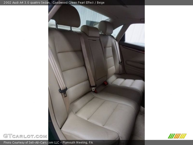 Rear Seat of 2002 A4 3.0 quattro Sedan