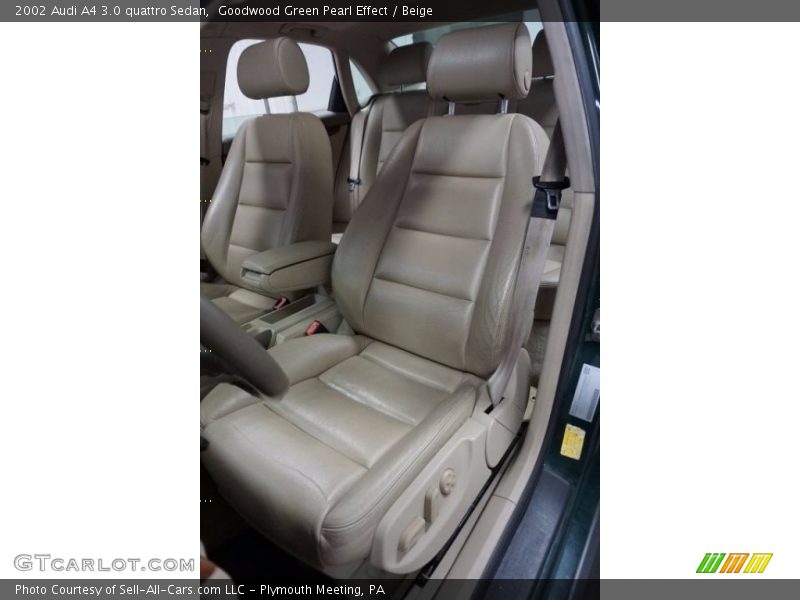 Front Seat of 2002 A4 3.0 quattro Sedan