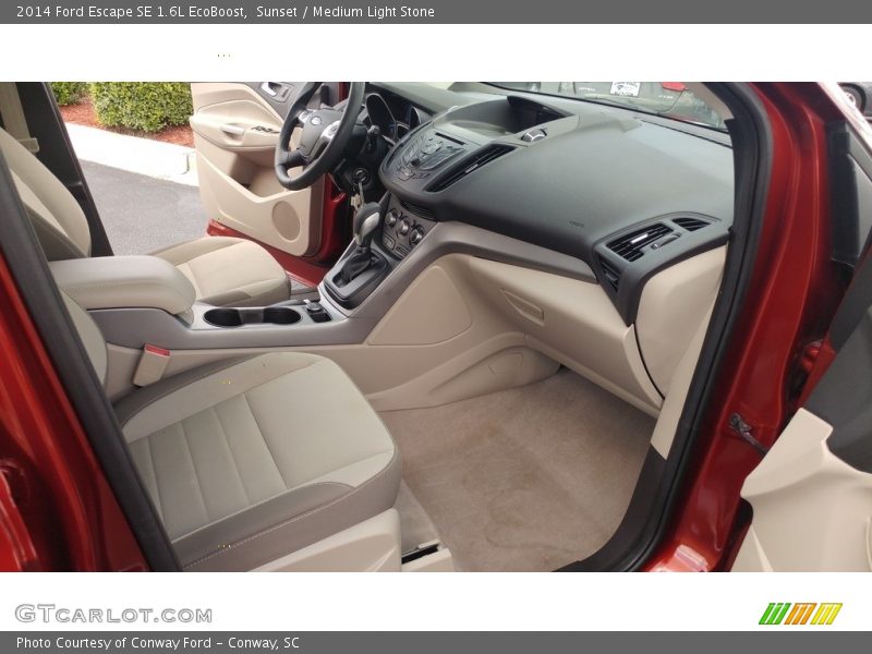 Sunset / Medium Light Stone 2014 Ford Escape SE 1.6L EcoBoost