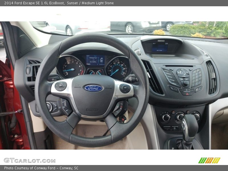 Sunset / Medium Light Stone 2014 Ford Escape SE 1.6L EcoBoost