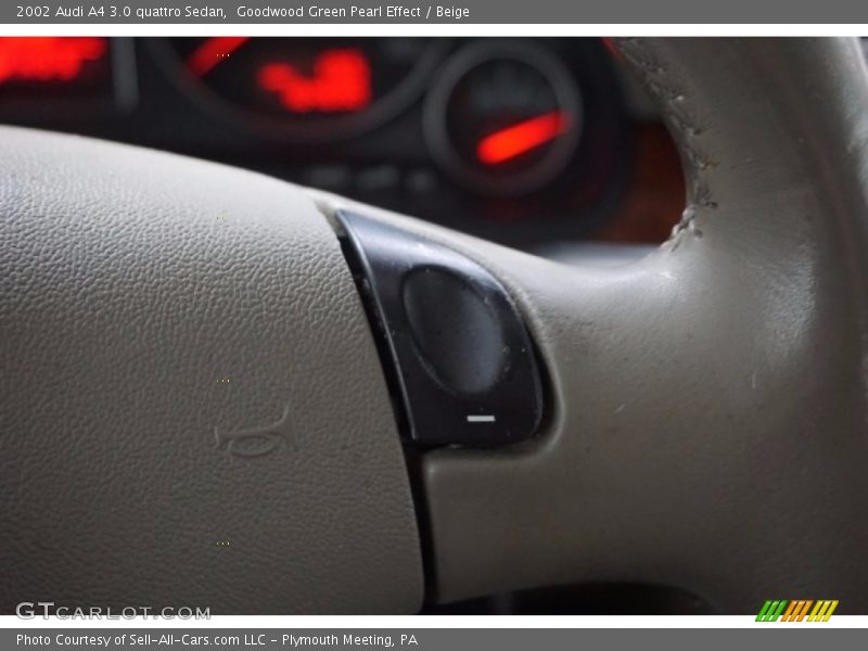 Goodwood Green Pearl Effect / Beige 2002 Audi A4 3.0 quattro Sedan
