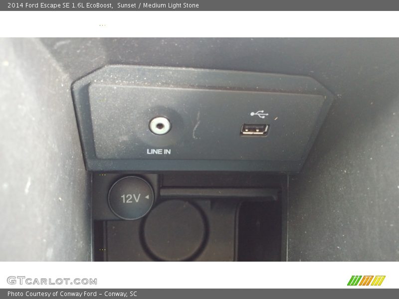 Sunset / Medium Light Stone 2014 Ford Escape SE 1.6L EcoBoost