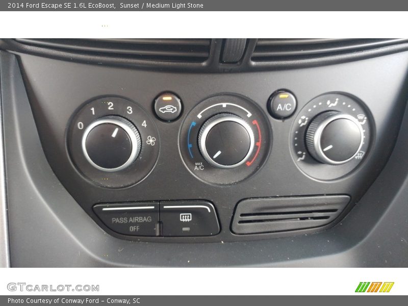 Sunset / Medium Light Stone 2014 Ford Escape SE 1.6L EcoBoost