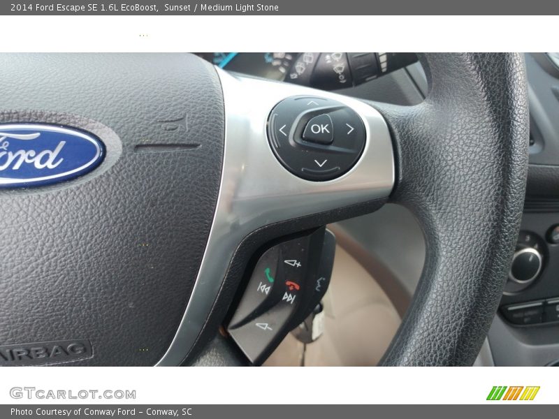 Sunset / Medium Light Stone 2014 Ford Escape SE 1.6L EcoBoost