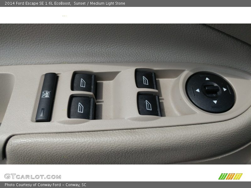 Sunset / Medium Light Stone 2014 Ford Escape SE 1.6L EcoBoost