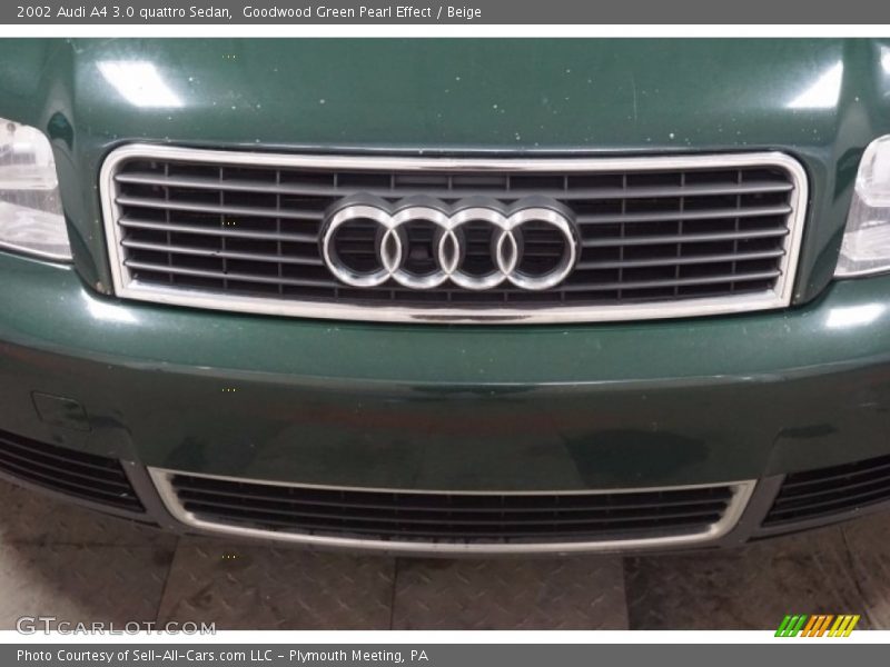 Goodwood Green Pearl Effect / Beige 2002 Audi A4 3.0 quattro Sedan