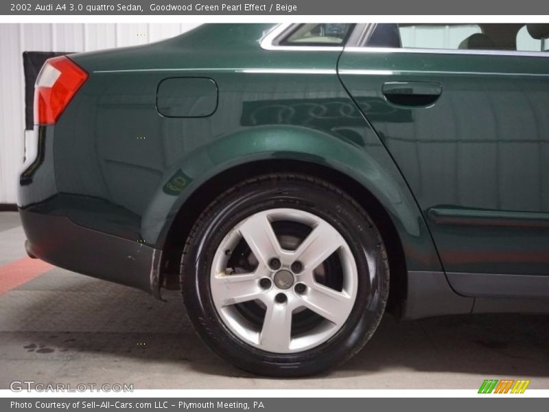 Goodwood Green Pearl Effect / Beige 2002 Audi A4 3.0 quattro Sedan