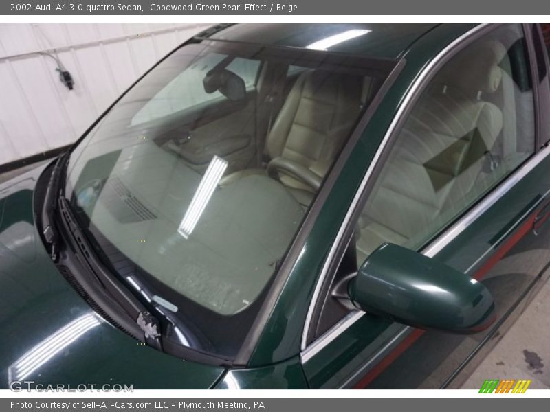 Goodwood Green Pearl Effect / Beige 2002 Audi A4 3.0 quattro Sedan