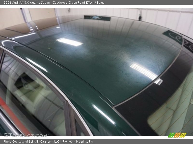 Goodwood Green Pearl Effect / Beige 2002 Audi A4 3.0 quattro Sedan