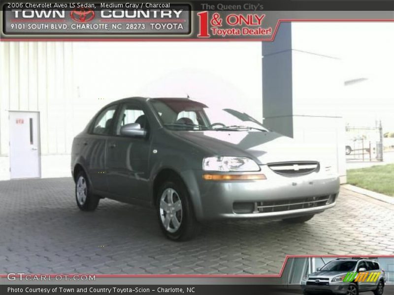 Medium Gray / Charcoal 2006 Chevrolet Aveo LS Sedan