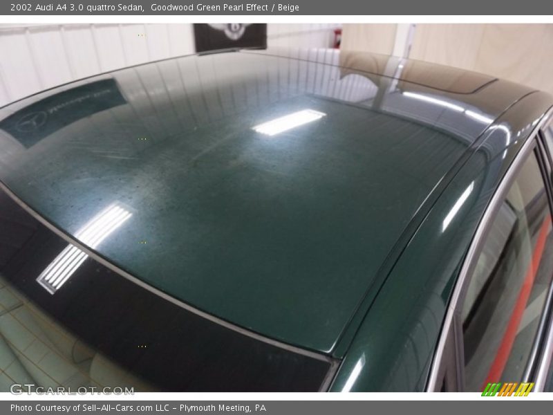 Goodwood Green Pearl Effect / Beige 2002 Audi A4 3.0 quattro Sedan