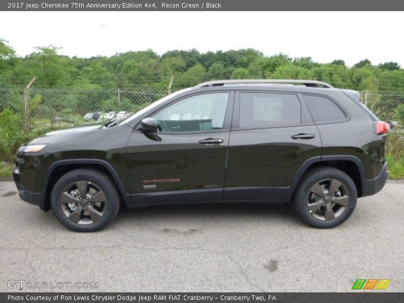  2017 Cherokee 75th Anniversary Edition 4x4 Recon Green