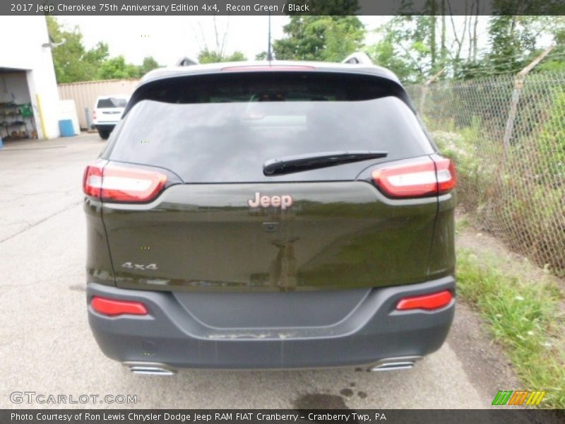Recon Green / Black 2017 Jeep Cherokee 75th Anniversary Edition 4x4