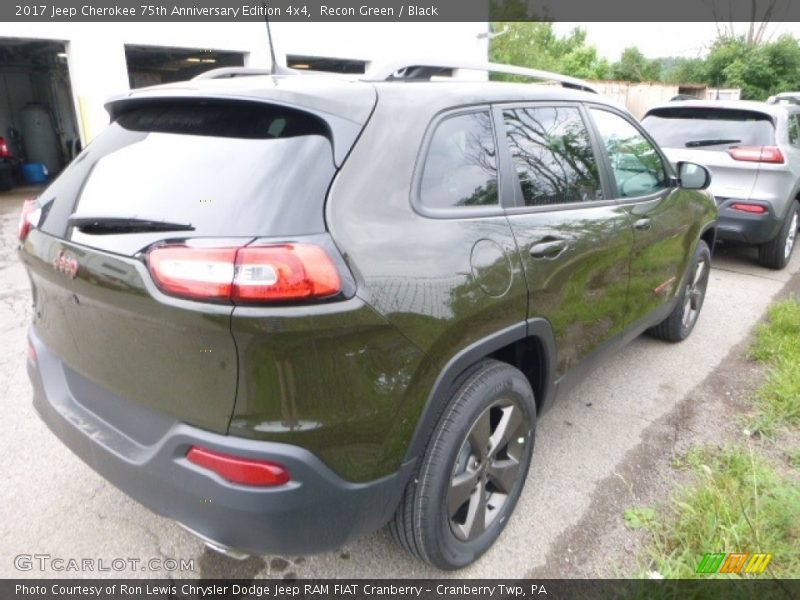 Recon Green / Black 2017 Jeep Cherokee 75th Anniversary Edition 4x4