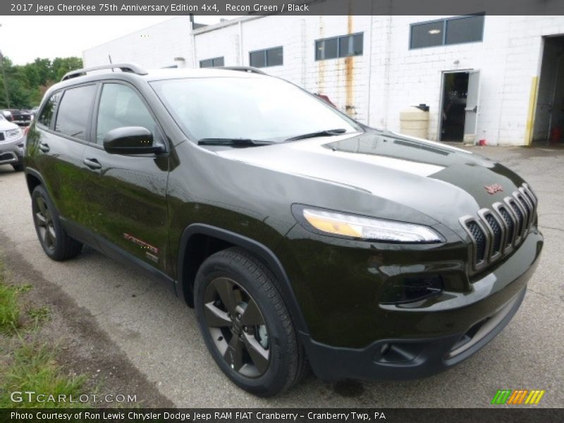 Front 3/4 View of 2017 Cherokee 75th Anniversary Edition 4x4