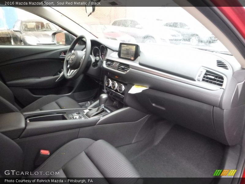 Soul Red Metallic / Black 2016 Mazda Mazda6 Sport