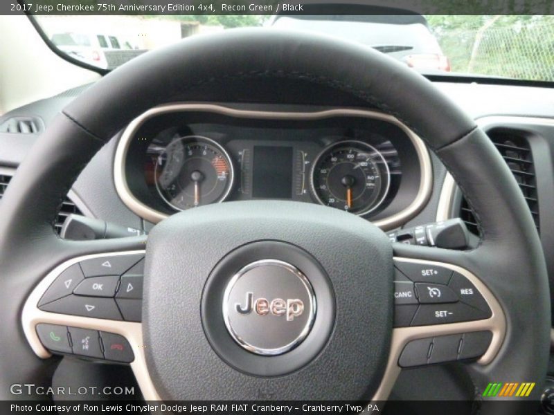  2017 Cherokee 75th Anniversary Edition 4x4 Steering Wheel