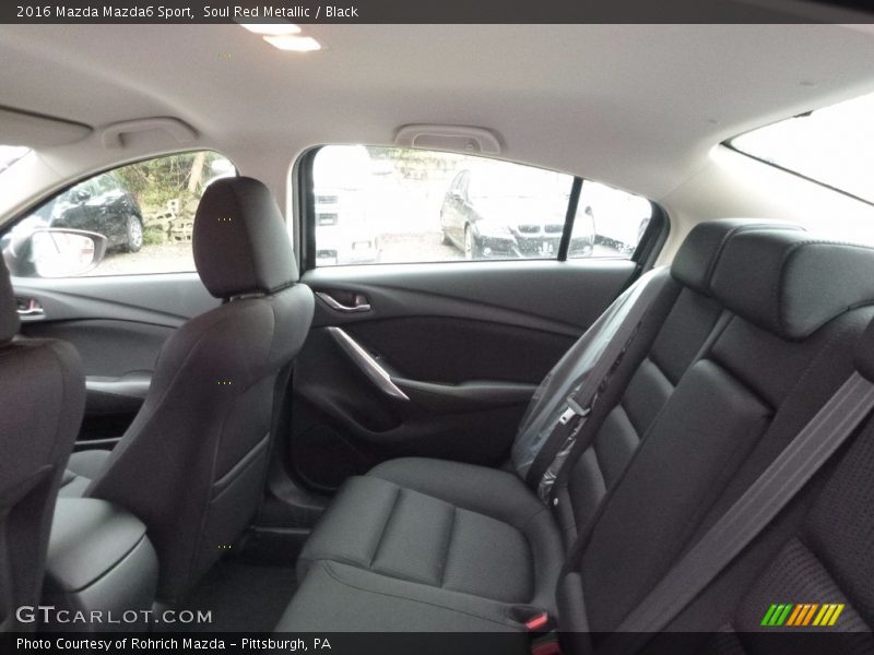 Soul Red Metallic / Black 2016 Mazda Mazda6 Sport
