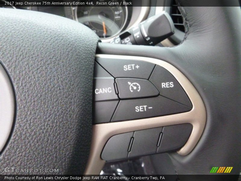 Controls of 2017 Cherokee 75th Anniversary Edition 4x4