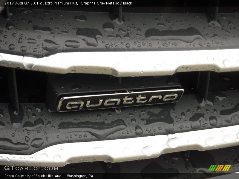 Graphite Gray Metallic / Black 2017 Audi Q7 3.0T quattro Premium Plus