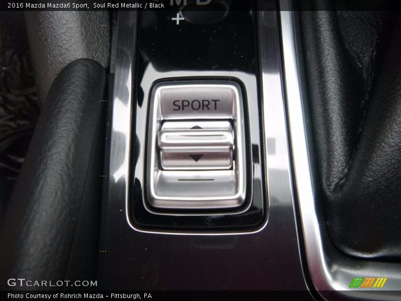 Soul Red Metallic / Black 2016 Mazda Mazda6 Sport