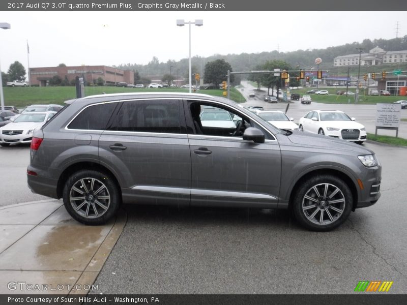 Graphite Gray Metallic / Black 2017 Audi Q7 3.0T quattro Premium Plus