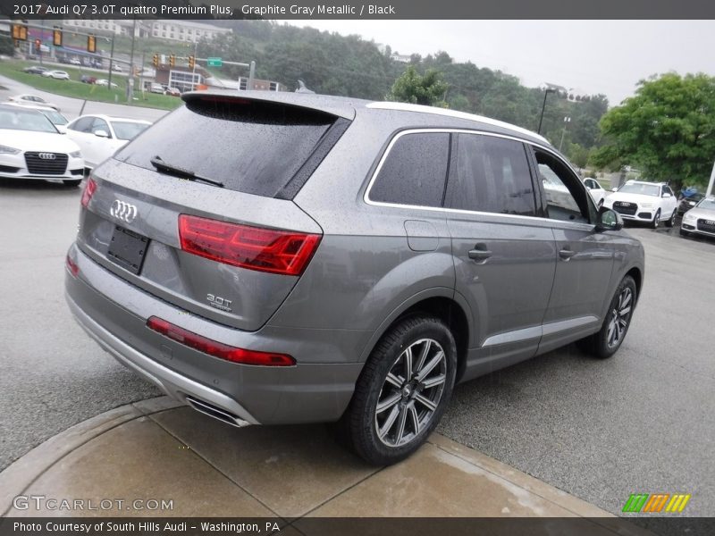 Graphite Gray Metallic / Black 2017 Audi Q7 3.0T quattro Premium Plus