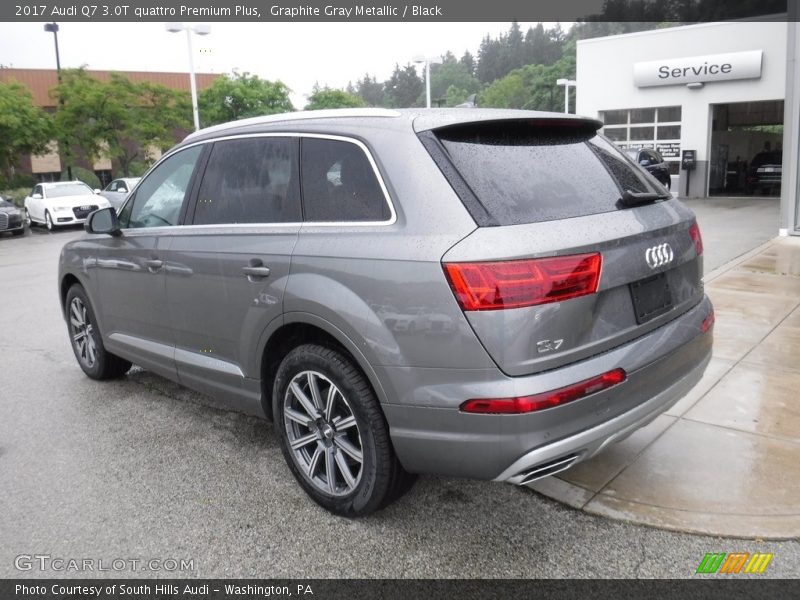 Graphite Gray Metallic / Black 2017 Audi Q7 3.0T quattro Premium Plus
