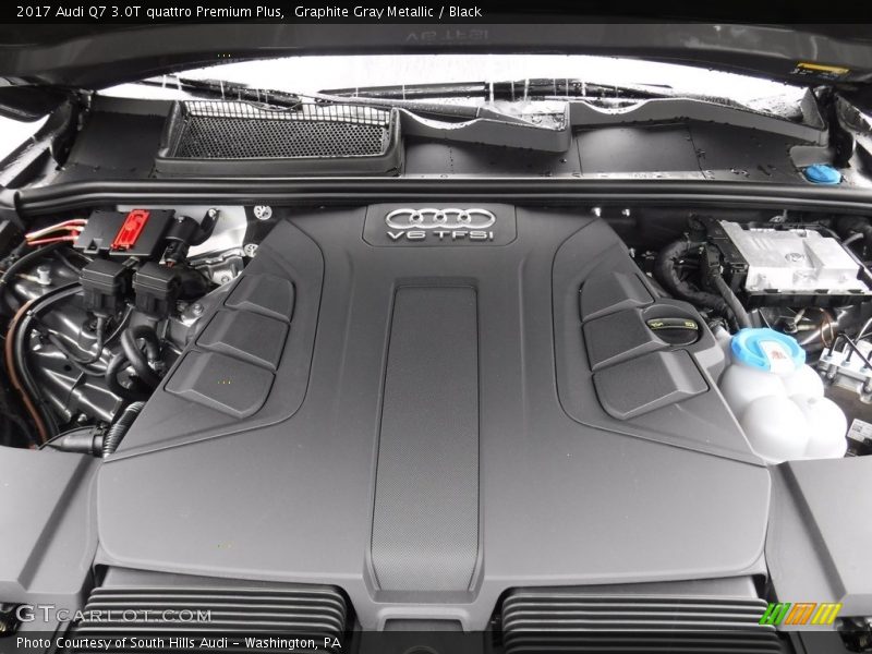 Graphite Gray Metallic / Black 2017 Audi Q7 3.0T quattro Premium Plus