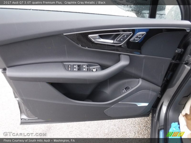 Graphite Gray Metallic / Black 2017 Audi Q7 3.0T quattro Premium Plus