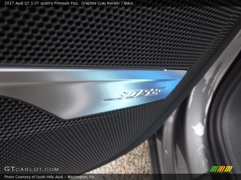 Graphite Gray Metallic / Black 2017 Audi Q7 3.0T quattro Premium Plus