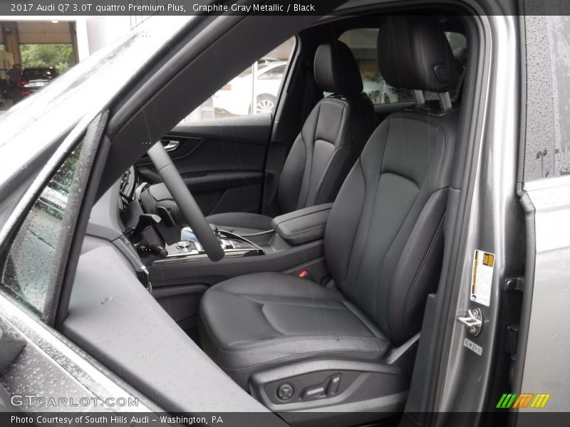 Graphite Gray Metallic / Black 2017 Audi Q7 3.0T quattro Premium Plus