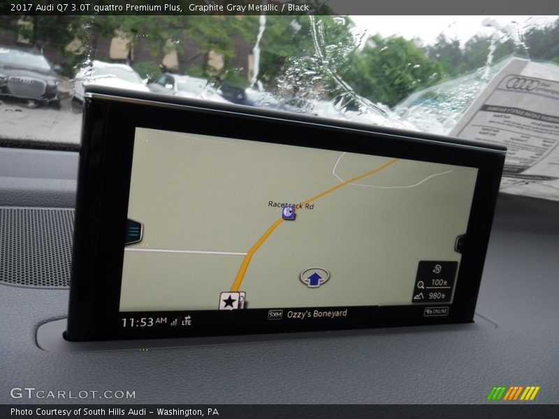Graphite Gray Metallic / Black 2017 Audi Q7 3.0T quattro Premium Plus