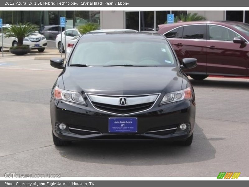 Crystal Black Pearl / Ebony 2013 Acura ILX 1.5L Hybrid Technology