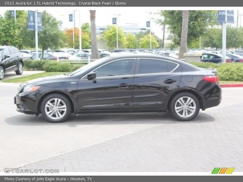 Crystal Black Pearl / Ebony 2013 Acura ILX 1.5L Hybrid Technology