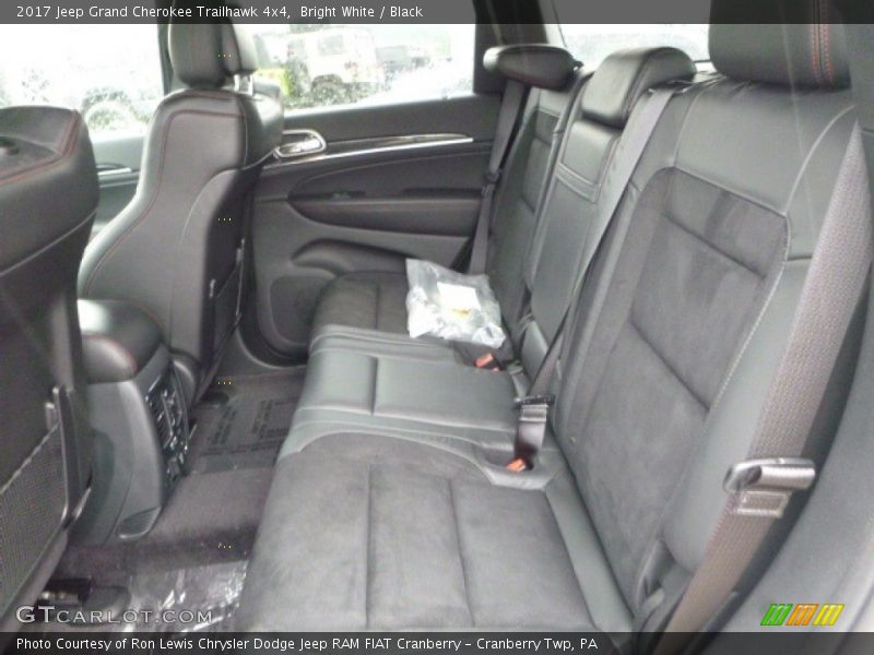 Rear Seat of 2017 Grand Cherokee Trailhawk 4x4