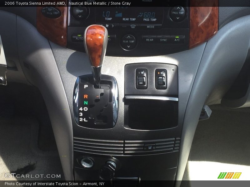 Nautical Blue Metallic / Stone Gray 2006 Toyota Sienna Limited AWD