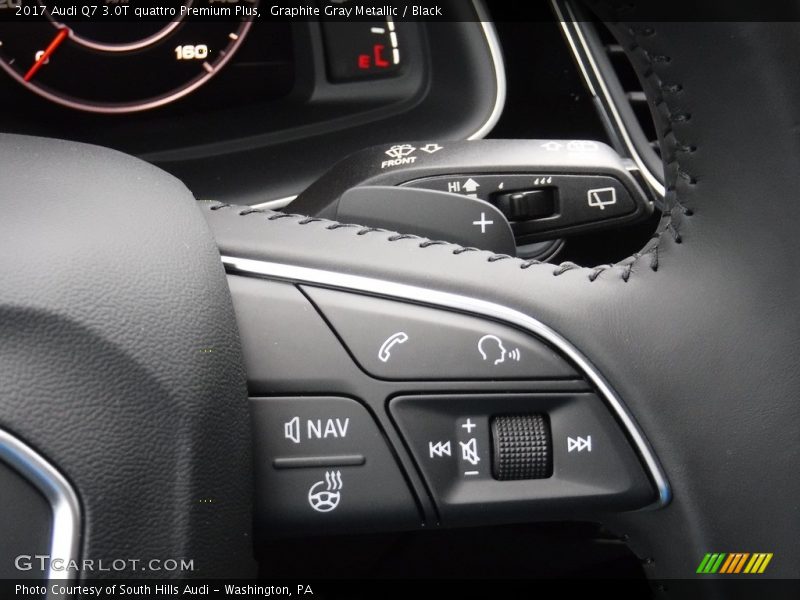 Graphite Gray Metallic / Black 2017 Audi Q7 3.0T quattro Premium Plus