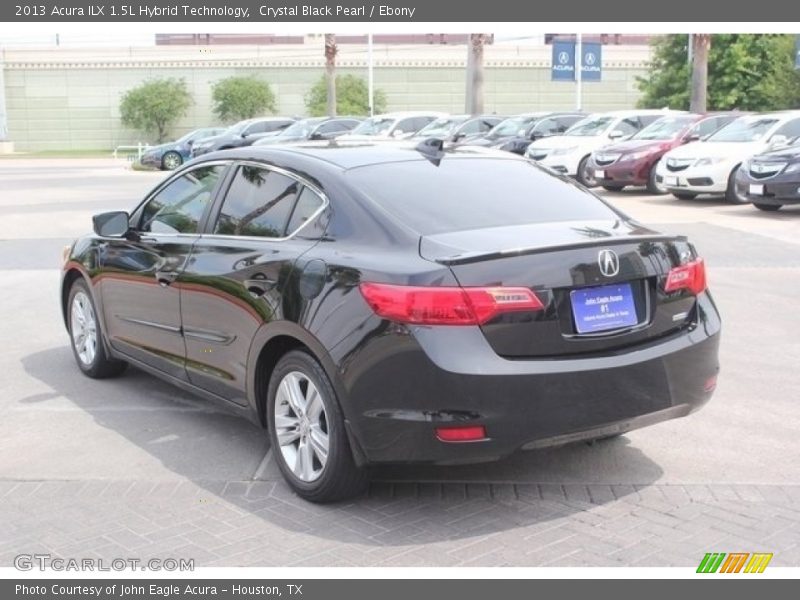 Crystal Black Pearl / Ebony 2013 Acura ILX 1.5L Hybrid Technology