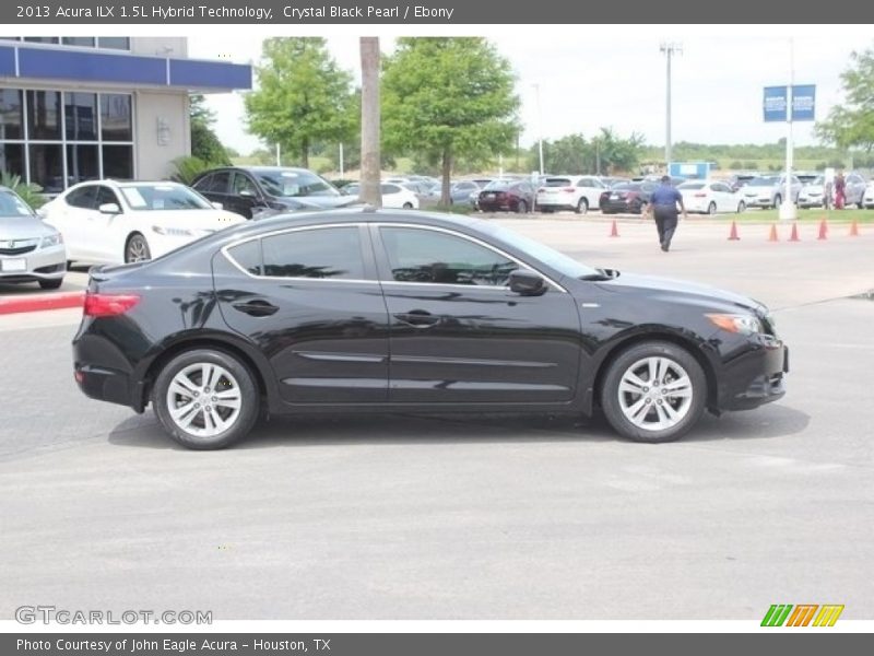 Crystal Black Pearl / Ebony 2013 Acura ILX 1.5L Hybrid Technology