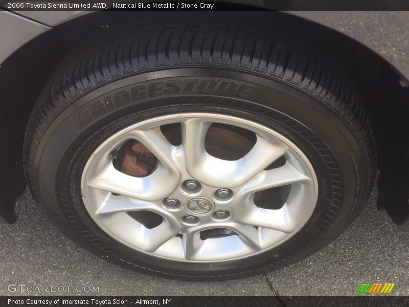 Nautical Blue Metallic / Stone Gray 2006 Toyota Sienna Limited AWD