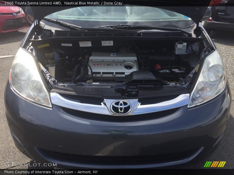 Nautical Blue Metallic / Stone Gray 2006 Toyota Sienna Limited AWD