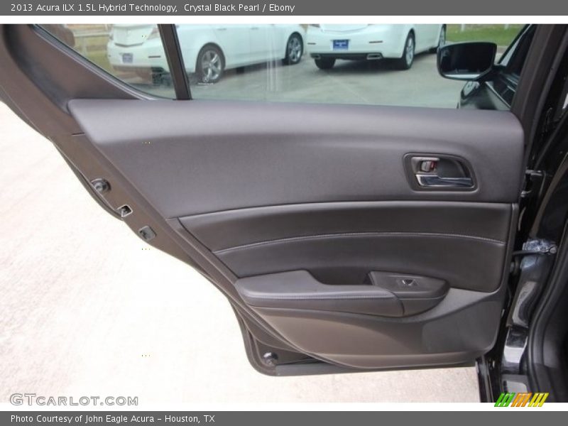 Crystal Black Pearl / Ebony 2013 Acura ILX 1.5L Hybrid Technology