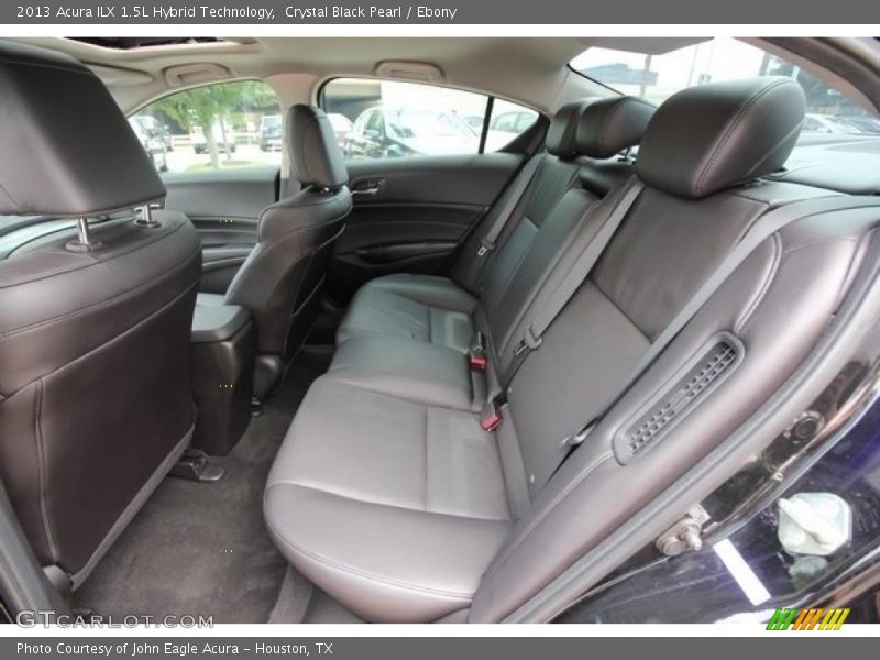 Crystal Black Pearl / Ebony 2013 Acura ILX 1.5L Hybrid Technology