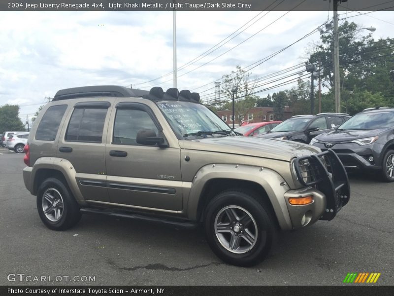 Light Khaki Metallic / Light Taupe/Dark Slate Gray 2004 Jeep Liberty Renegade 4x4