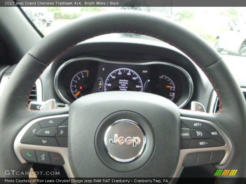 Bright White / Black 2017 Jeep Grand Cherokee Trailhawk 4x4