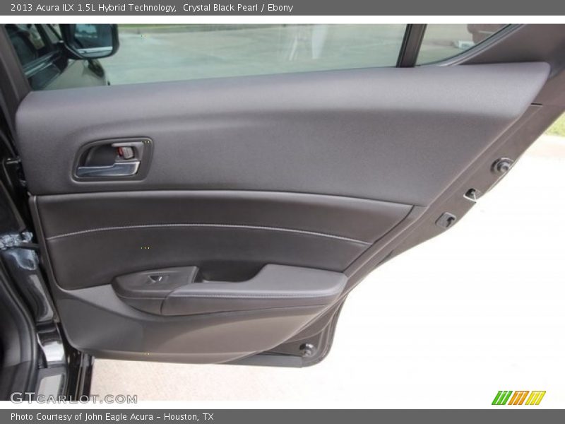 Crystal Black Pearl / Ebony 2013 Acura ILX 1.5L Hybrid Technology